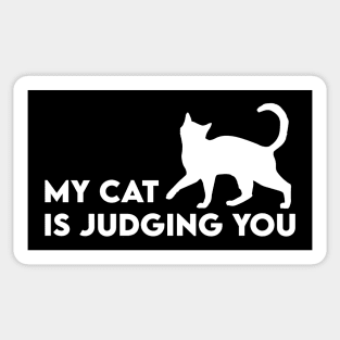 My cat is judging you Sticker